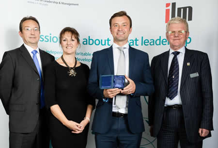 Tony Atkins wins ILM Learner of the Year Award